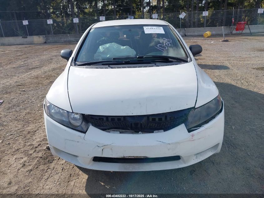 2009 Honda Civic Vp VIN: 2HGFA16329H343336 Lot: 43482222