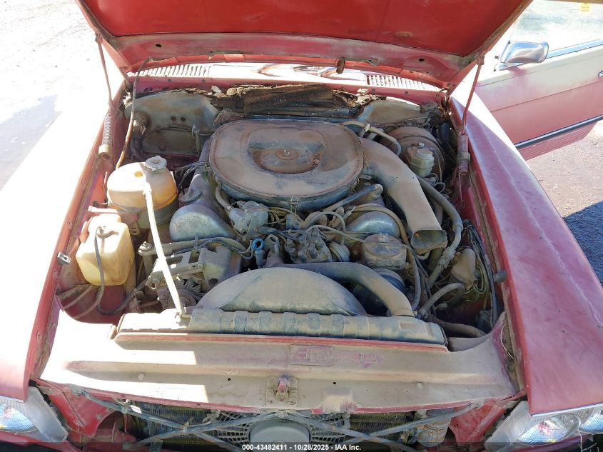 1976 Mercedes-Benz Sl-Class VIN: 10704412028800 Lot: 43482411