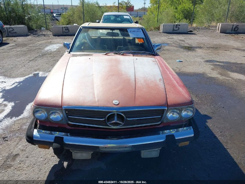 1976 Mercedes-Benz Sl-Class VIN: 10704412028800 Lot: 43482411