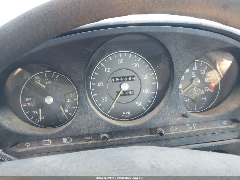 1976 Mercedes-Benz Sl-Class VIN: 10704412028800 Lot: 43482411