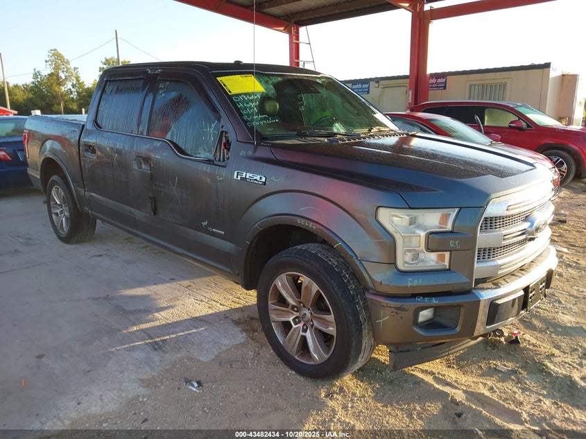 2017 FORD F-150 PLATINUM - 1FTEW1EGXHFA42264