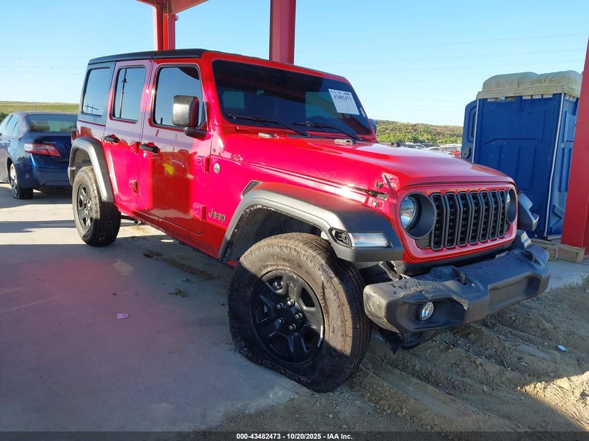 2024 JEEP WRANGLER 4-DOOR SPORT 4X4 - 1C4PJXDG2RW243962