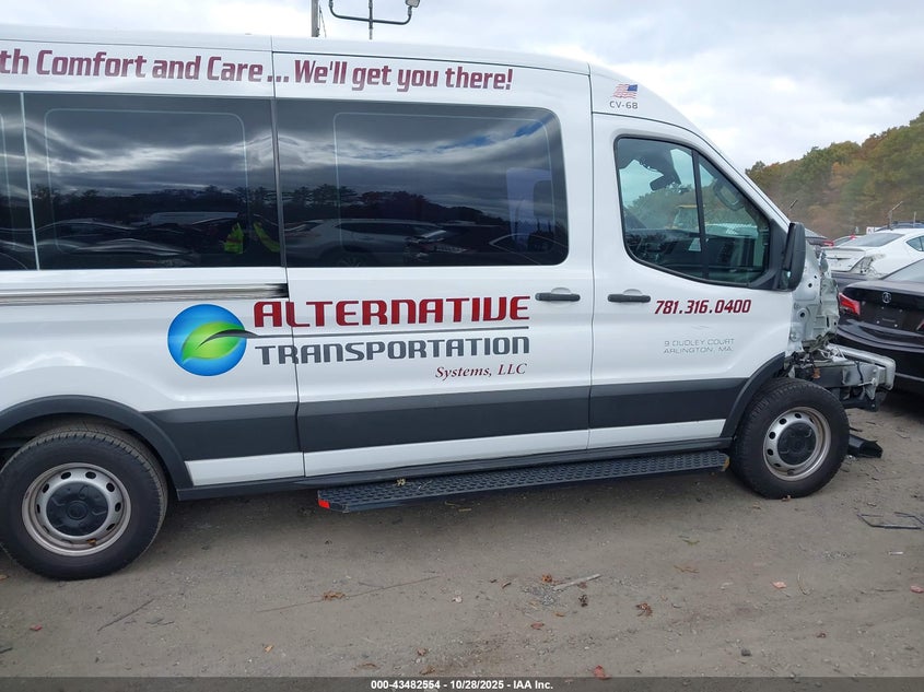 2021 Ford Transit-350 Passenger Van Xl VIN: 1FDAX2C83MKB01505 Lot: 43482554