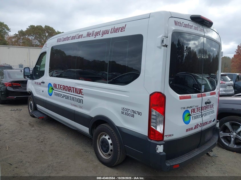 2021 Ford Transit-350 Passenger Van Xl VIN: 1FDAX2C83MKB01505 Lot: 43482554