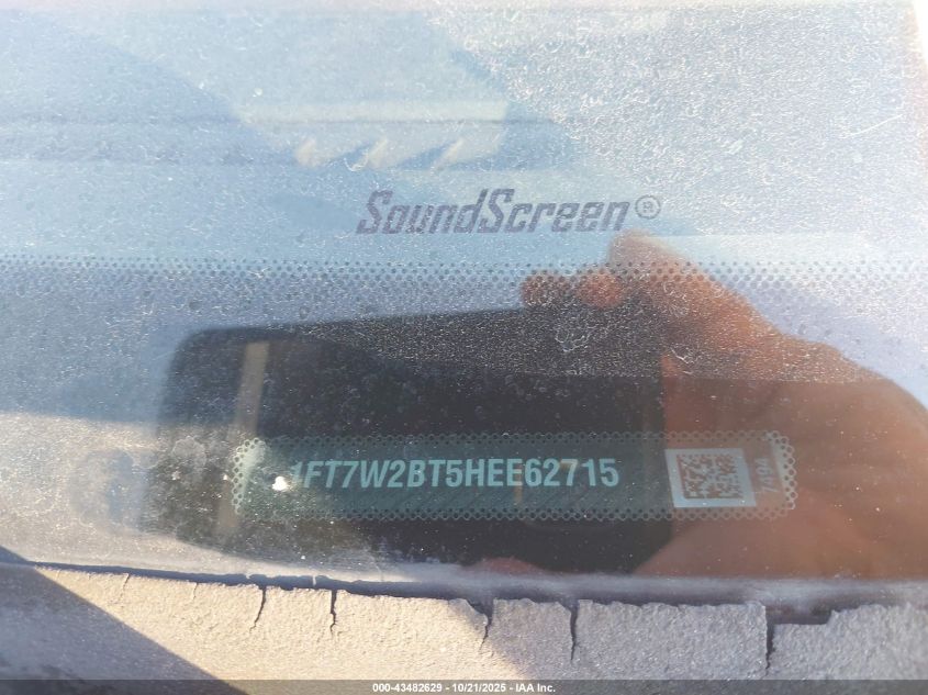 2017 Ford F-250 King Ranch VIN: 1FT7W2BT5HEE62715 Lot: 43482629