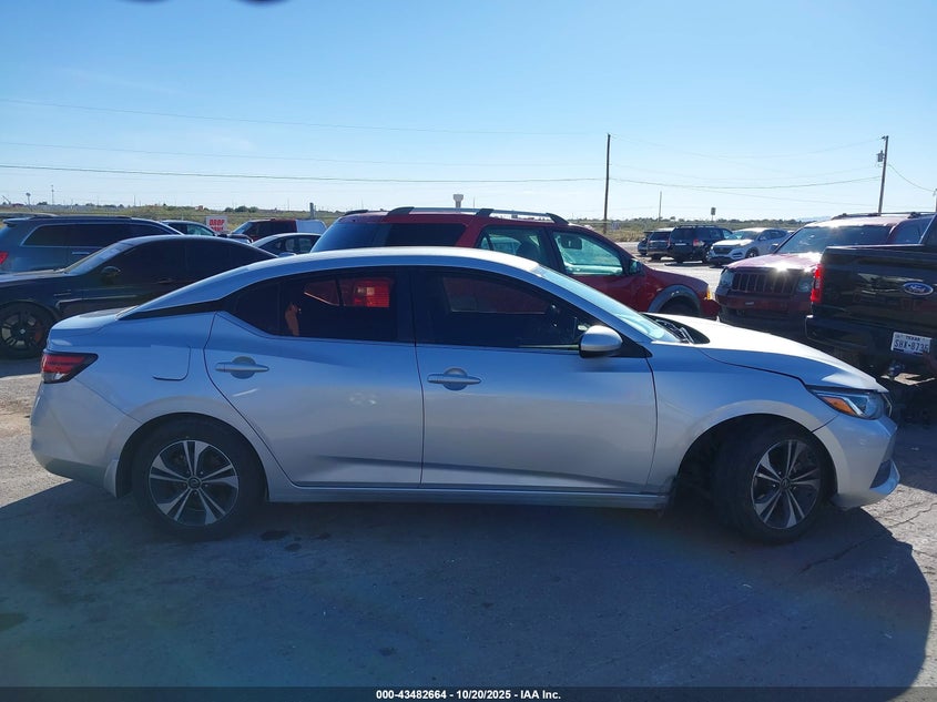 2021 NISSAN SENTRA SV XTRONIC CVT 3N1AB8CV2MY293628