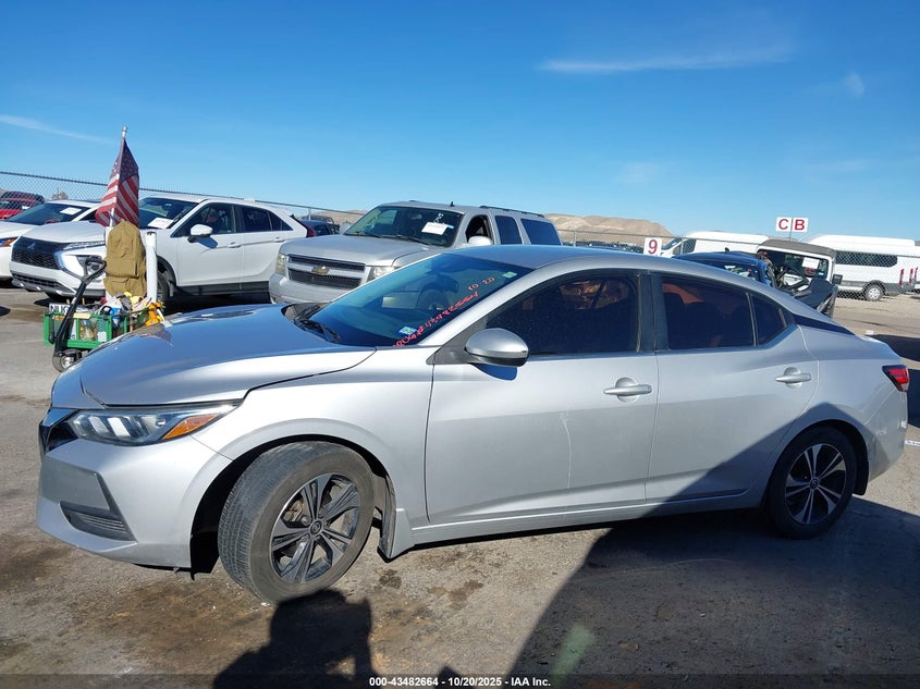 2021 NISSAN SENTRA SV XTRONIC CVT 3N1AB8CV2MY293628