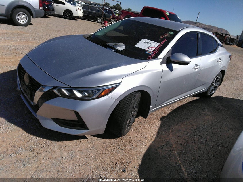 2021 NISSAN SENTRA SV XTRONIC CVT 3N1AB8CV2MY293628