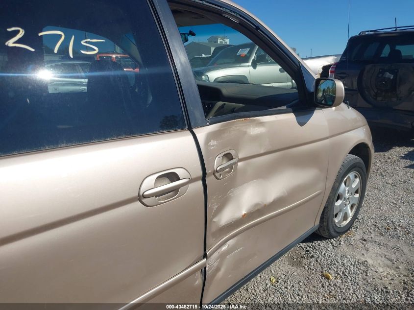 2002 Honda Odyssey Ex VIN: 2HKRL18662H534607 Lot: 43482715