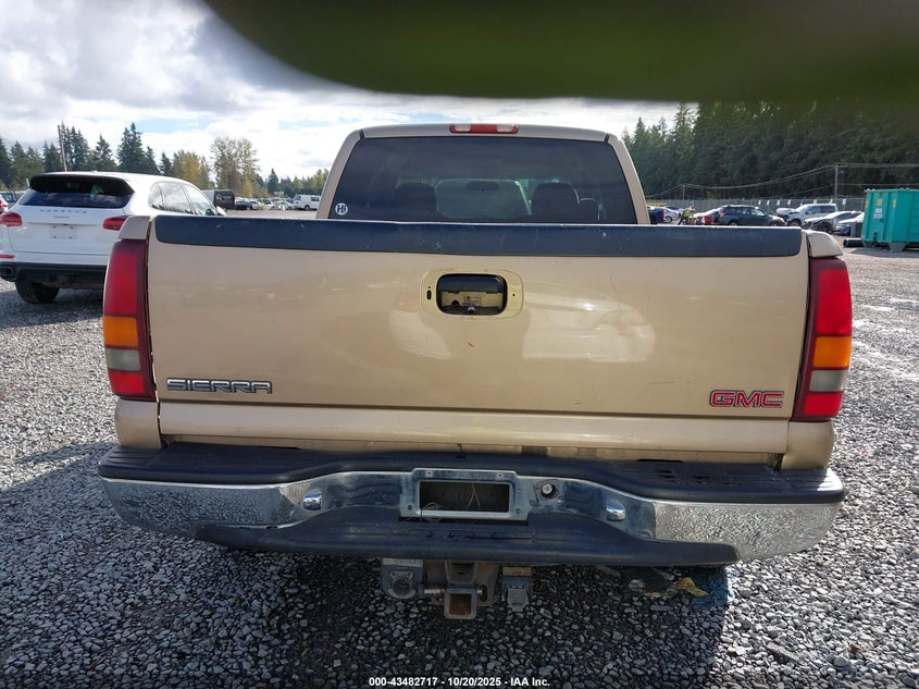 2001 GMC Sierra 1500 Sle VIN: 2GTEC19V111153980 Lot: 43482717