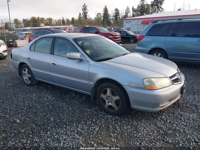 2003 Acura Tl 3.2 silver sedan gasoline 19UUA56643A072990 photo #1