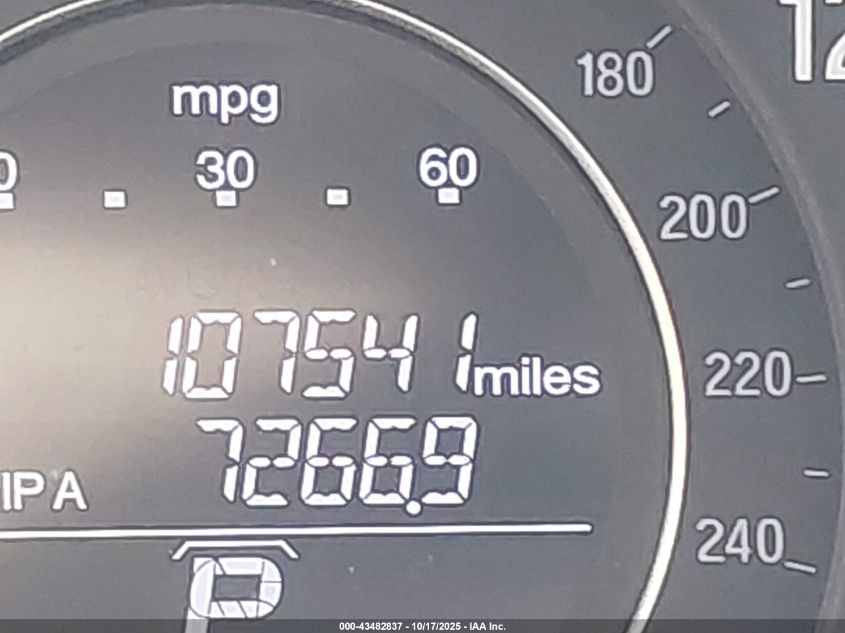 2016 Honda Accord Ex VIN: 1HGCR2F72GA180798 Lot: 43482837