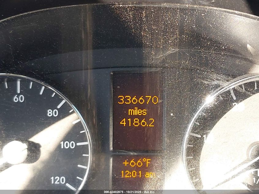 2013 Mercedes-Benz Sprinter 2500 Normal Roof VIN: WDZPE7CC7D5801192 Lot: 43482875