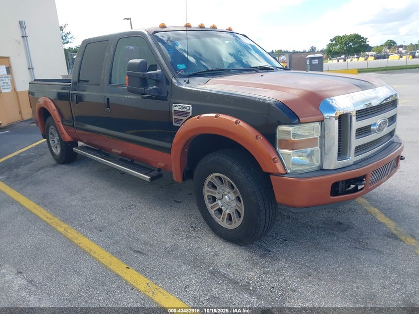 2008 Ford F-350 King Ranch/Lariat/Xl/Xlt black truck diesel 1FTWW30R18ED36618 photo #1