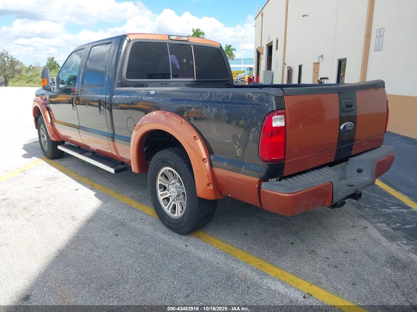 2008 Ford F-350 King Ranch/Lariat/Xl/Xlt black truck diesel 1FTWW30R18ED36618 photo #4