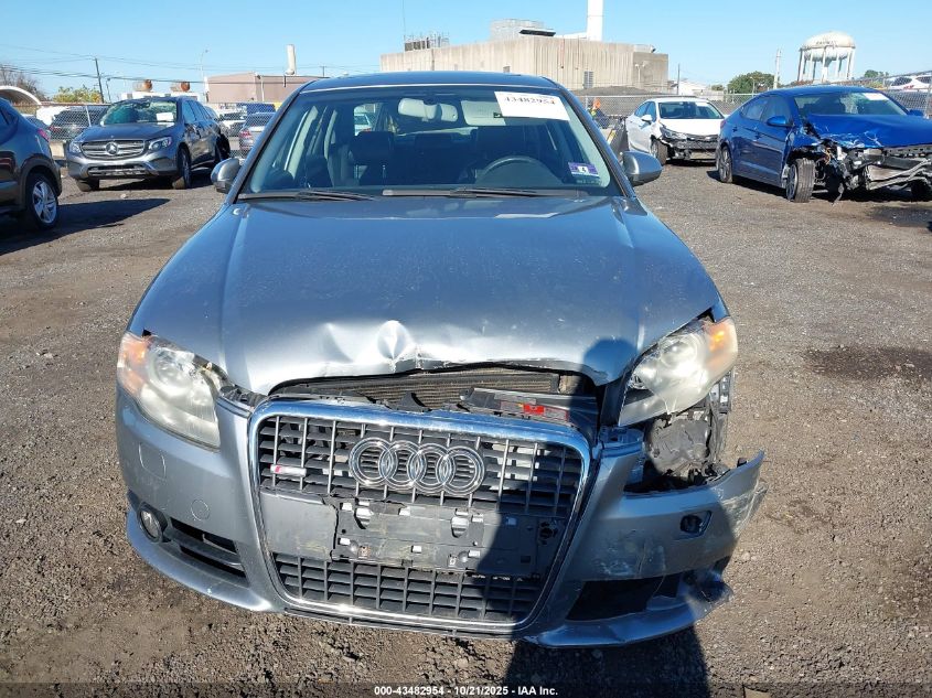 2007 Audi A4 2.0T VIN: WAUEF78E37A193310 Lot: 43482954