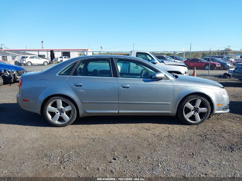 2007 Audi A4 2.0T VIN: WAUEF78E37A193310 Lot: 43482954