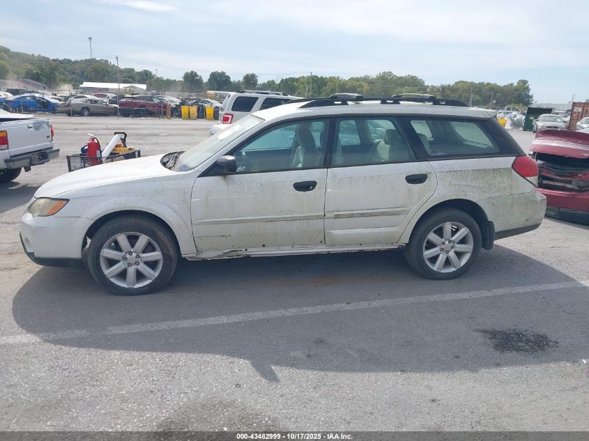 2008 Subaru Outback 2.5I/2.5I L.l. Bean Edition VIN: 4S4BP61C787304263 Lot: 43482999