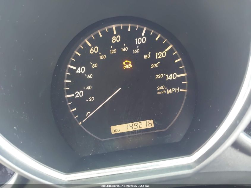 2005 Lexus Rx 330 VIN: JTJGA31U950050303 Lot: 43483015