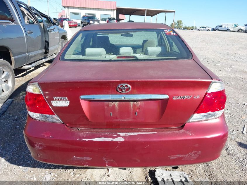 2006 Toyota Camry Le VIN: 4T1BE32K76U115458 Lot: 43483190