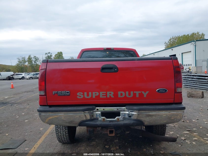 2002 Ford F-250 Lariat/Xl/Xlt VIN: 1FTNX21F62EC40515 Lot: 43483289