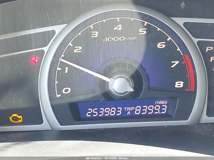 2009 Honda Civic Lx VIN: 2HGFA16519H521786 Lot: 43483321