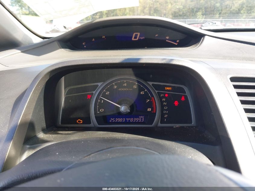 2009 Honda Civic Lx VIN: 2HGFA16519H521786 Lot: 43483321