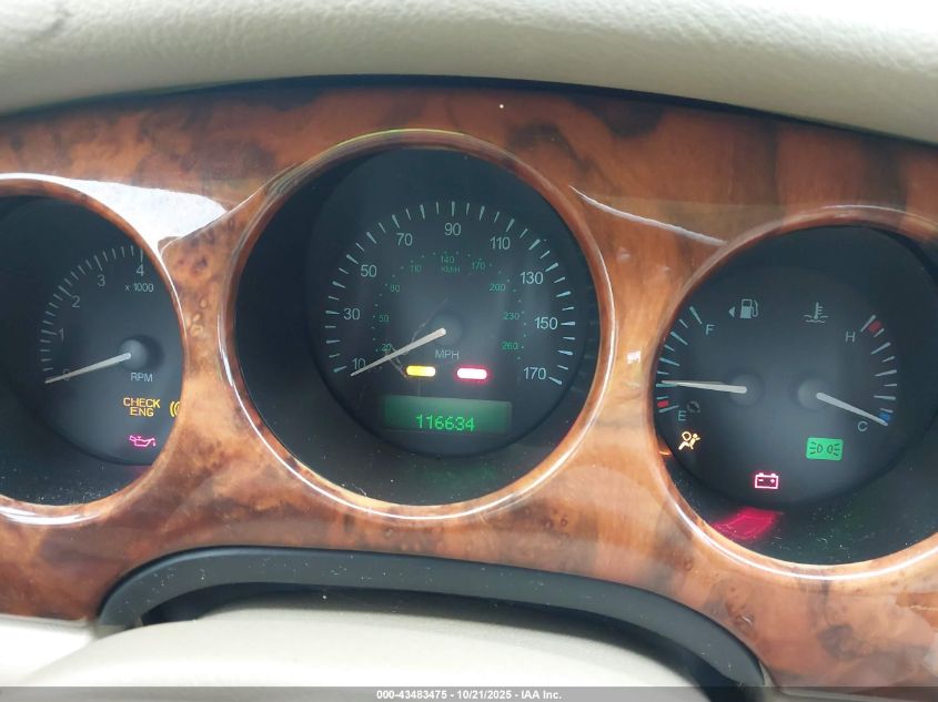 1998 Jaguar Xj Series VIN: SAJKX6243EWC82520 Lot: 43483475