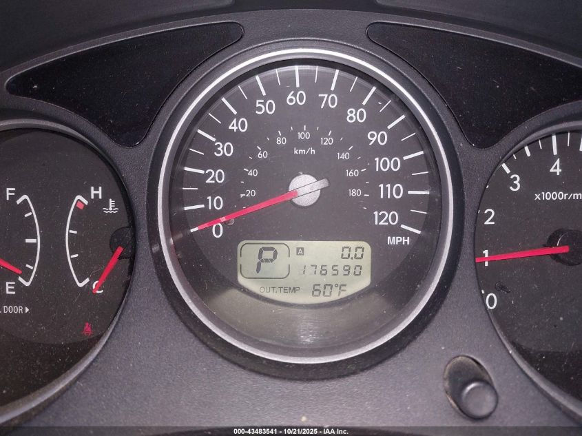 2006 Subaru Forester 2.5X VIN: JF1SG636X6H716914 Lot: 43483541