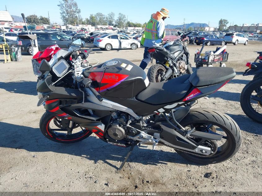 2025 Aprilia Rs 457 VIN: ZD4XEUA01S6003063 Lot: 43483559