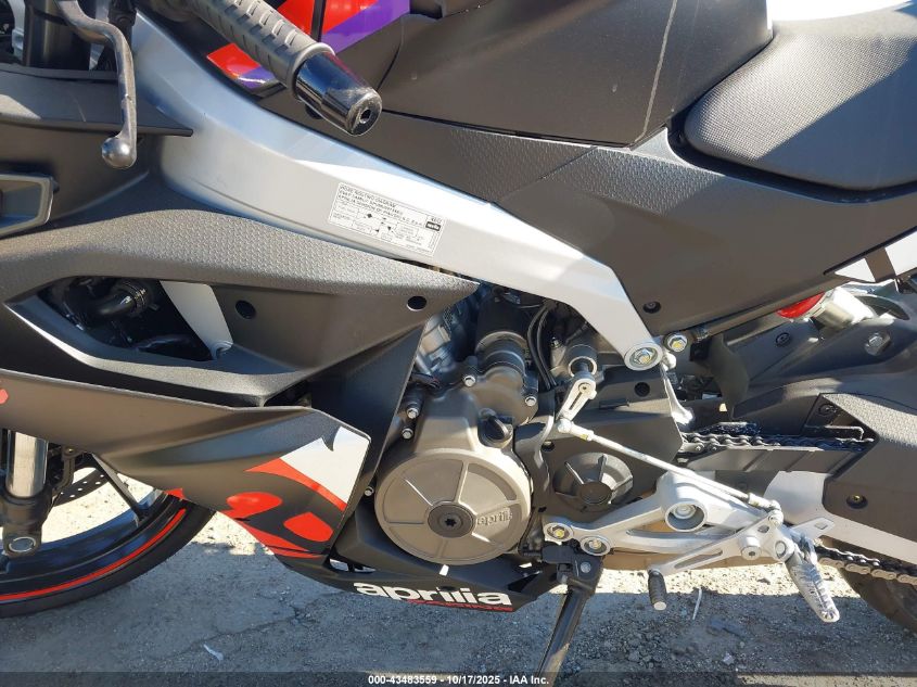 2025 Aprilia Rs 457 VIN: ZD4XEUA01S6003063 Lot: 43483559