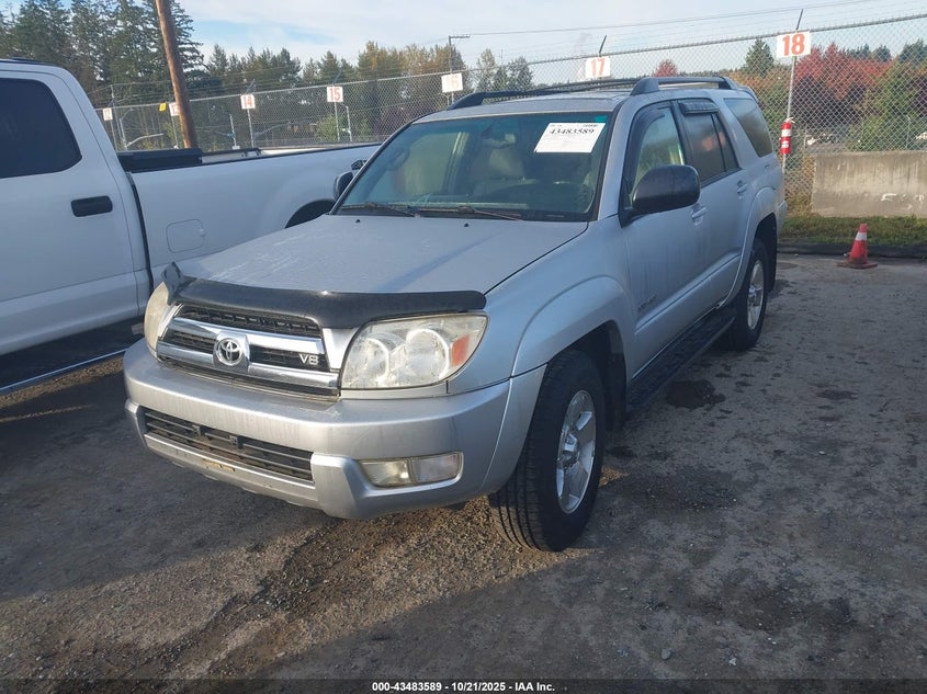 JTEBT14R858019480 2005 TOYOTA 4RUNNER photo no. 2