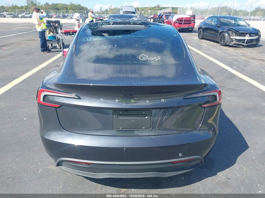 2025 Tesla Model 3 Long Range Rear-Wheel Drive VIN: 5YJ3E1EA1SF013401 Lot: 43483652