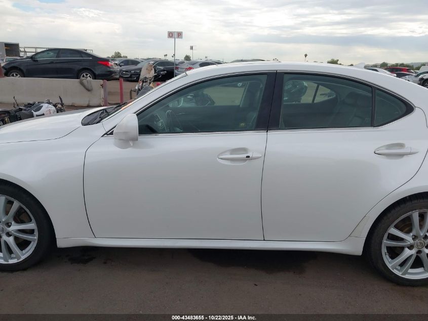 2007 Lexus Is 250 VIN: JTHBK262172046456 Lot: 43483655