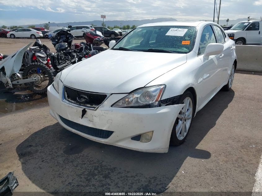 2007 Lexus Is 250 VIN: JTHBK262172046456 Lot: 43483655