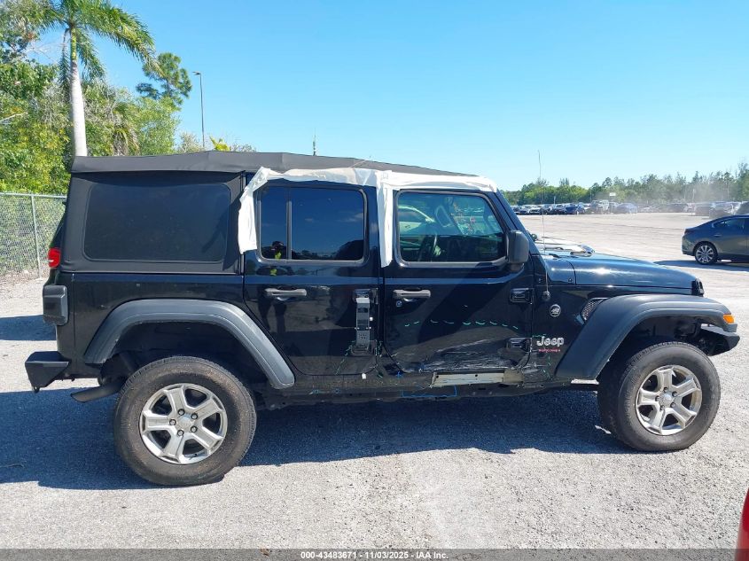 2018 Jeep Wrangler Unlimited Sport S 4X4 VIN: 1C4HJXDG5JW226243 Lot: 43483671