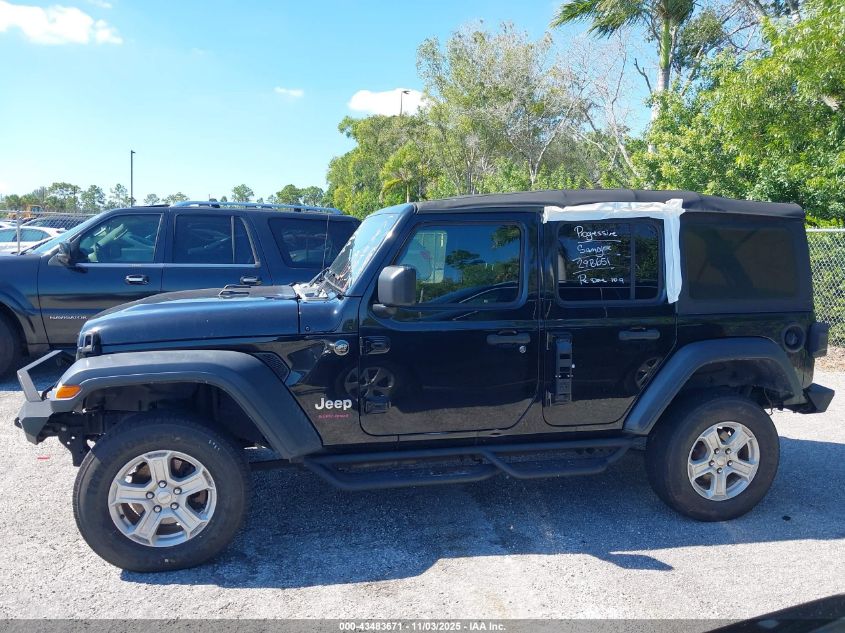 2018 Jeep Wrangler Unlimited Sport S 4X4 VIN: 1C4HJXDG5JW226243 Lot: 43483671