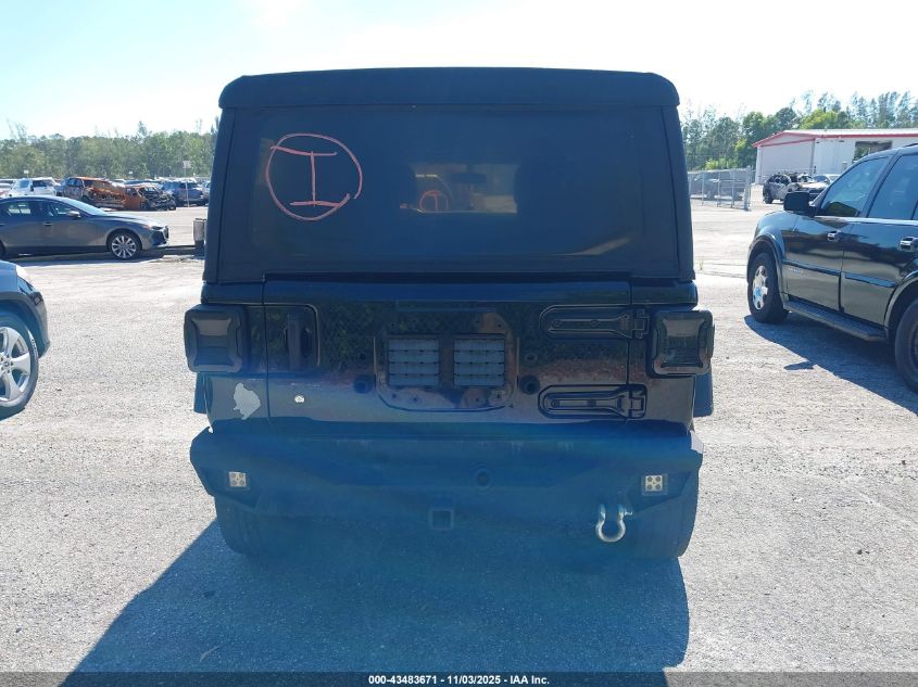 2018 Jeep Wrangler Unlimited Sport S 4X4 VIN: 1C4HJXDG5JW226243 Lot: 43483671