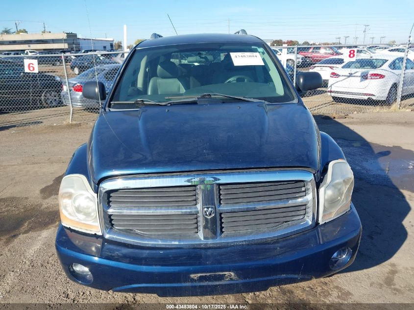 2005 Dodge Durango Slt VIN: 1D4HB48D45F505669 Lot: 43483804