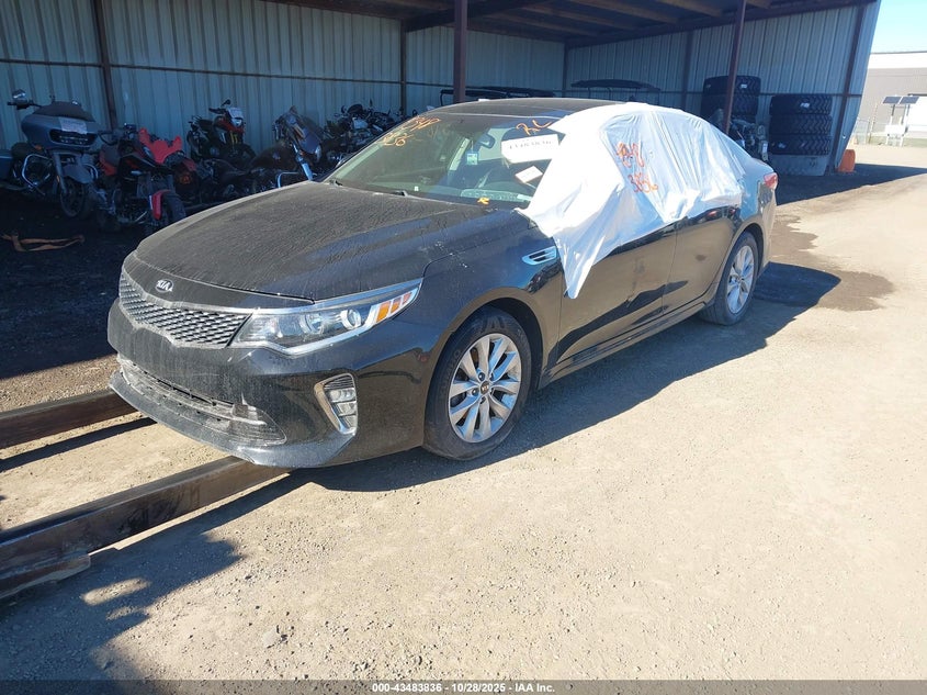 Vin: 5xxgt4l31jg217995, lot: 43978779, kia optima s 20182