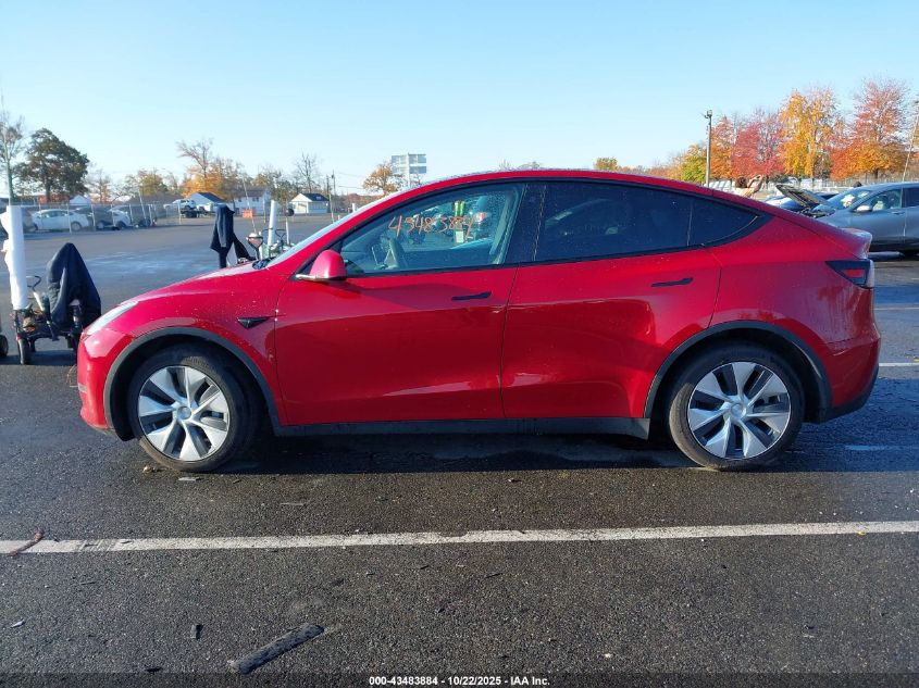 2021 Tesla Model Y Long Range Dual Motor All-Wheel Drive VIN: 5YJYGDEE9MF208671 Lot: 43483884