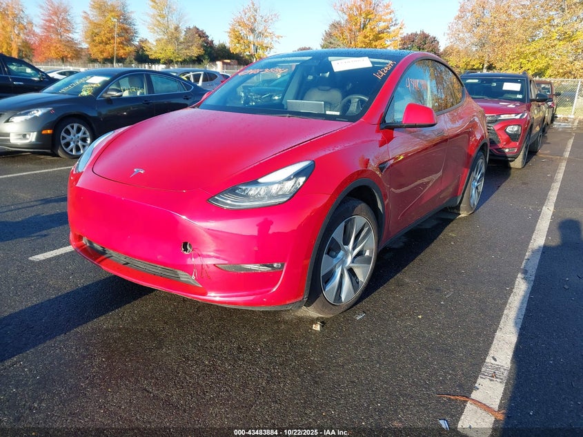 5YJYGDEE9MF208671 2021 TESLA MODEL Y photo no. 2
