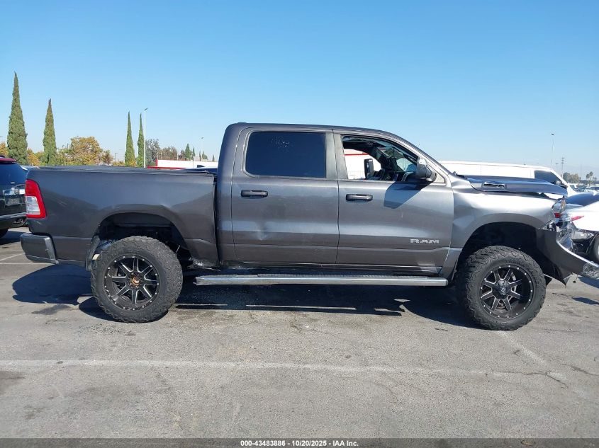 2019 Ram 1500 Big Horn/Lone Star 4X4 5'7 Box VIN: 1C6SRFFT9KN577030 Lot: 43483886