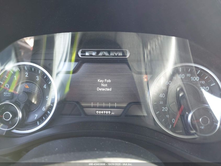 2019 Ram 1500 Big Horn/Lone Star 4X4 5'7 Box VIN: 1C6SRFFT9KN577030 Lot: 43483886