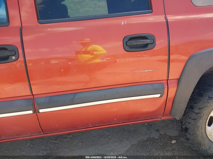 2003 Chevrolet Avalanche 1500 VIN: 3GNEK13T43G338231 Lot: 43483923