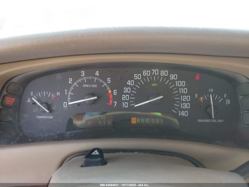 1999 Buick Park Avenue VIN: 1G4CW52K9X4624367 Lot: 43484031