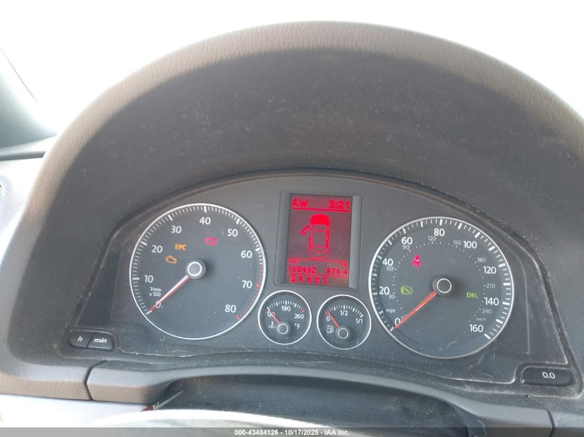 2008 Volkswagen Eos Turbo VIN: WVWBA71F78V036641 Lot: 43484126