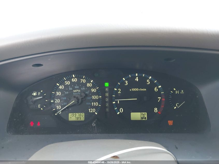 2003 Infiniti Qx4 Luxury VIN: JNRDR09YX3W302221 Lot: 43484146