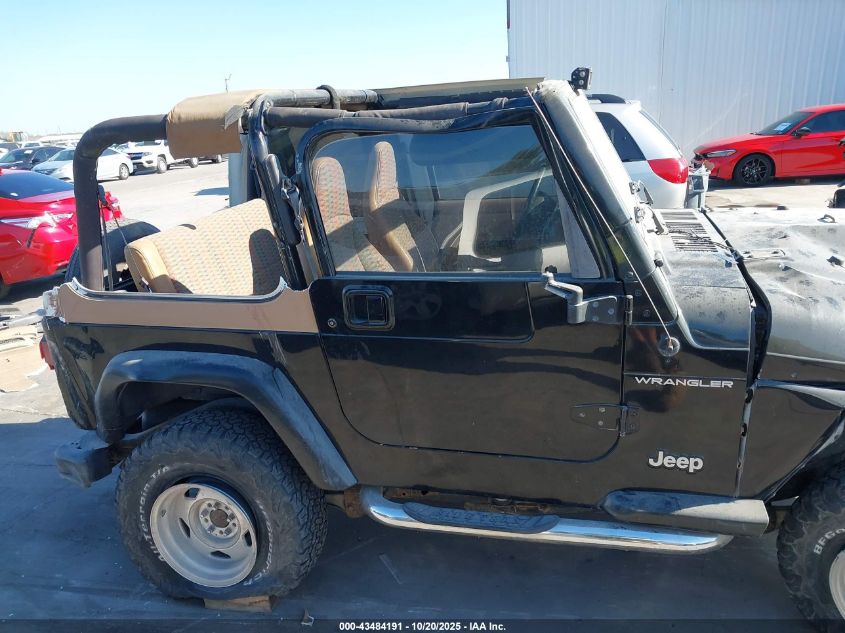 1997 Jeep Wrangler Se VIN: 1J4FY29P9VP417902 Lot: 43484191