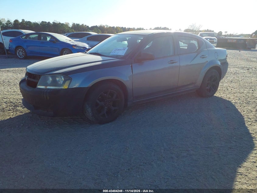 1B3LC46K68N628925 2008 DODGE AVENGER photo no. 2
